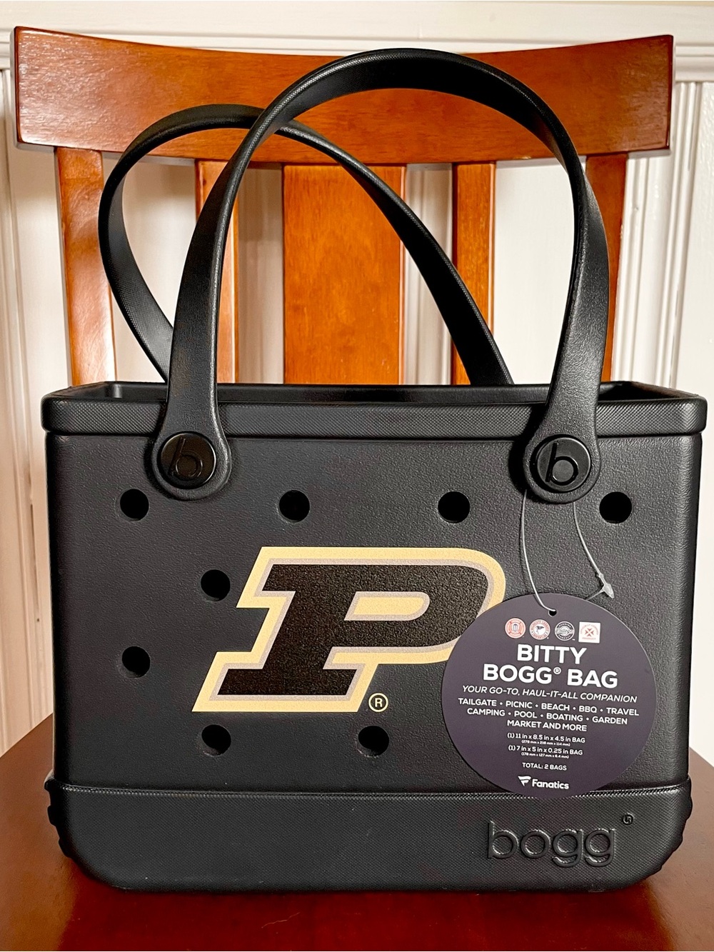 Purdue BOGG BAG Bitty Bag – Black with Gold -NEW!!!